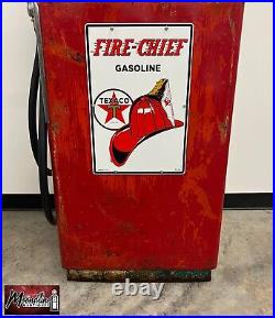 Rustoration 1950's TEXACO FIRE CHIEF Wayne Gas Pump Rustoration 1950's TEXACO FIRE CHIEF Wayne Gas Pump