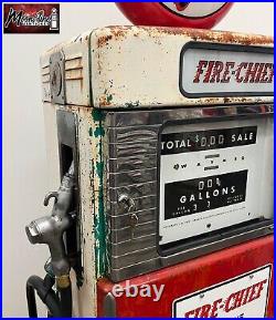 Rustoration 1950's TEXACO FIRE CHIEF Wayne Gas Pump Rustoration 1950's TEXACO FIRE CHIEF Wayne Gas Pump
