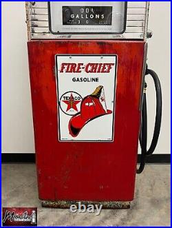 Rustoration 1950's TEXACO FIRE CHIEF Wayne Gas Pump Rustoration 1950's TEXACO FIRE CHIEF Wayne Gas Pump