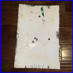 SKY CHIEF Vintage 1940s Texaco Gasoline Gas Pump Advertising Porcelain Sign