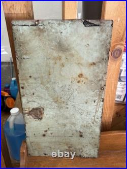 SKY CHIEF Vintage 1950's Texaco Gasoline Gas Pump Advertising Porcelain Sign