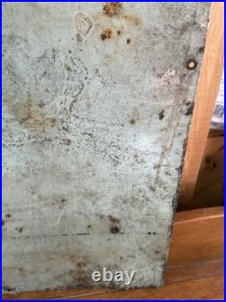 SKY CHIEF Vintage 1950's Texaco Gasoline Gas Pump Advertising Porcelain Sign