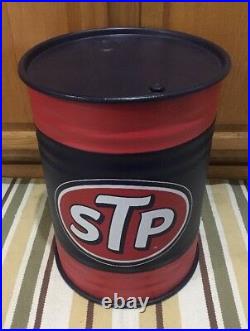 STP Trash Can Waste Basket Oil Can Vintage Style Ford Truck Car Chevrolet Gas