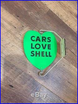 Shell Gasoline Gas Pump Spinner Advertising Sign