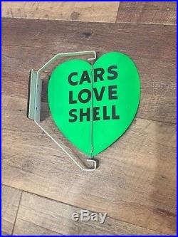 Shell Gasoline Gas Pump Spinner Advertising Sign