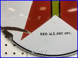 TEXACO 15, Lubster Pump Plate Porcelain Sign Shell Mobil Exxon Gas Oil