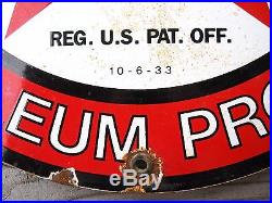 Texaco Gasoline Texas Co 12 Porcelain Enamel Gas Pump Oil Service Station Sign Texaco Gasoline Texas Co 12 Porcelain Enamel Gas Pump Oil Service Station Sign