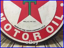 TEXACO GAS Large Metal Petroleum Motor Oil Gas Pump Vintage Style Star Wall TEXACO GAS Large Metal Petroleum Motor Oil Gas Pump Vintage Style Star Wall