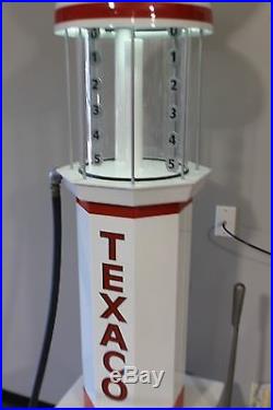 TEXACO GAS PUMP 1920s reproduction EXCELLENT Beautiful with Great Colors Lighted