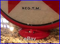 Texaco Gas Pump Globe. Original Lenses And Body