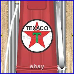 TEXACO GAS STATION OLD VISIBLE GAS PUMP RUSTIC PRINTED BANNER MURAL ART 2' x 8