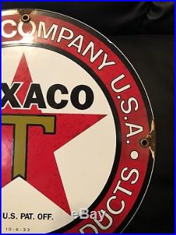 TEXACO RED STAR PORCELAIN GAS PUMP PLATE SIGN Vintage GASOLINE Oil LUBESTER B TEXACO RED STAR PORCELAIN GAS PUMP PLATE SIGN Vintage GASOLINE Oil LUBESTER B