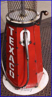 TEXACO Recycled Metal Vintage Gas Pump 53 Tall Petroliana Garage Man Cave
