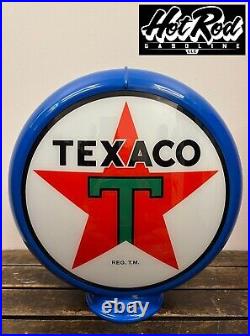 TEXACO Reproduction 13.5 Gas Pump Globe (Blue Body)