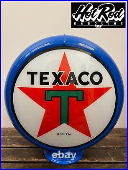 TEXACO Reproduction 13.5 Gas Pump Globe (Blue Body) TEXACO Reproduction 13.5 Gas Pump Globe (Blue Body)