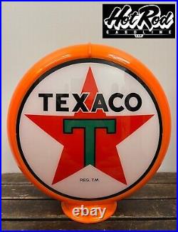 TEXACO Reproduction 13.5 Gas Pump Globe (Orange Body)