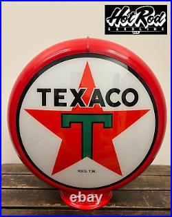 TEXACO Reproduction 13.5 Gas Pump Globe (Red Body) TEXACO Reproduction 13.5 Gas Pump Globe (Red Body)