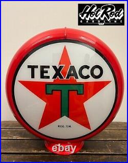 TEXACO Reproduction 13.5 Gas Pump Globe (Red Body)