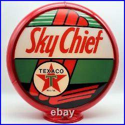 TEXACO SKY CHIEF 13.5 Gas Pump Globe SHIPS FULLY ASSEMBLED! MADE IN THE USA