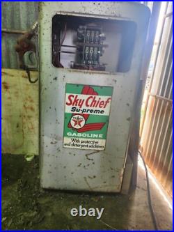 TEXACO SKY CHIEF Su-preme GAS PUMP VINTAGE MODEL 80