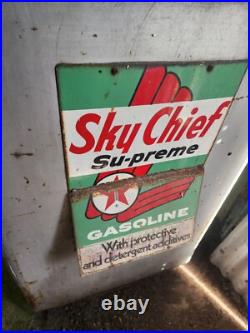 TEXACO SKY CHIEF Su-preme GAS PUMP VINTAGE MODEL 80