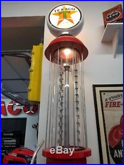 Tall TEXACO Fire Cheif REPRODUCTION VISABLE GAS PUMP GAS STATION ANTIQUE OIL