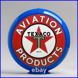 Texaco Aviation Gas Pump Globe 13.5 in Light Blue Plastic Body (G104) FREE SHIP Texaco Aviation Gas Pump Globe 13.5 in Light Blue Plastic Body (G104) FREE SHIP