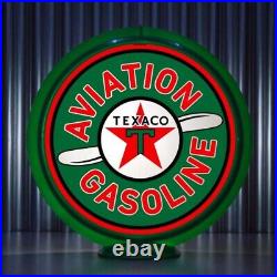 Texaco Aviation Gasoline 13.5 Gas Pump Globe Pogo's Garage