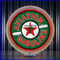 Texaco Aviation Gasoline 13.5 Gas Pump Globe Pogo's Garage