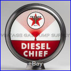 Texaco Diesel Chief 13.5 Gas Pump Globe with Steel Body (G193)