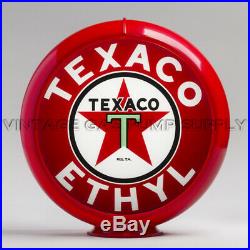 Texaco Ethyl 13.5 Gas Pump Globe with Red Plastic Body (G194)