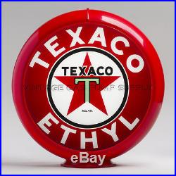 Texaco Ethyl 13.5 Gas Pump Globe with Red Plastic Body (G194)