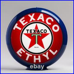Texaco Ethyl Gas Pump Globe 13.5 in Dark Blue Plastic Body (G194) US SHIPS FREE