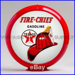 Texaco Fire Chief 13.5 Gas Pump Globe with Red Plastic Body (G195)
