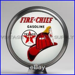 Texaco Fire Chief 13.5 Gas Pump Globe with Steel Body (G195)