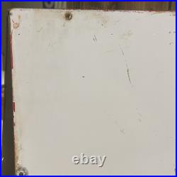 Texaco Fire Chief 1945 Porcelain Gas Pump Plate Sign Gas & Oil Texas? 3-12-45