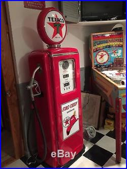 Texaco Fire Chief 1950s Vintage Full Size Gas Pump Replica