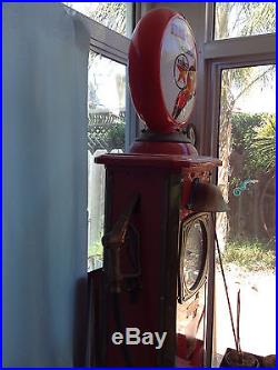 Texaco Fire Chief Gas Pump Bowser Time Sentry Clockface Model 53 Reproduction Texaco Fire Chief Gas Pump Bowser Time Sentry Clockface Model 53 Reproduction