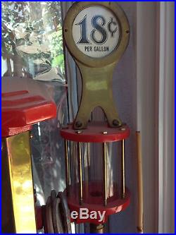 Texaco Fire Chief Gas Pump Bowser Time Sentry Clockface Model 53 Reproduction Texaco Fire Chief Gas Pump Bowser Time Sentry Clockface Model 53 Reproduction
