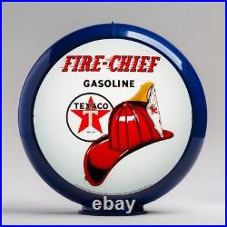 Texaco Fire Chief Gas Pump Globe 13.5 in Dark Blue Plastic Body (G195)