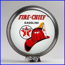 Texaco Fire Chief Gas Pump Globe 13.5 in Unpainted Steel Body (G195)