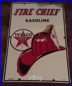 Texaco Fire Chief Gas Pump Sign
