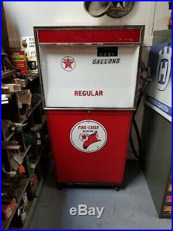 Texaco Fire Chief Gas Pump square body aluminum original affordable restored oil