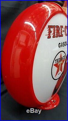 Texaco Fire Chief Gasoline Plastic Reproduction Gas Pump Sign Capolite #216