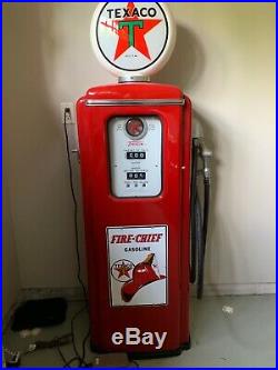 Texaco Fire Chief Model 39 Tokheim Full Size Gas Pump-vintage Authentic Style