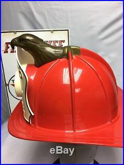 Texaco Fire Chief Porcelain Gas Pump sign, and Texaco Fire Chief Hat