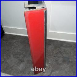 Texaco Fire Chief Pump Porcelain 12x18 Plate Sign on Wayne 400 Red Pump Panel