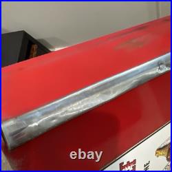 Texaco Fire Chief Pump Porcelain 12x18 Plate Sign on Wayne 400 Red Pump Panel