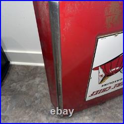 Texaco Fire Chief Pump Porcelain 12x18 Plate Sign on Wayne 400 Red Pump Panel