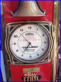 Texaco Fire Chief Reproduction Time Sentry Gas Pump Ethyl Model 53 Clockface